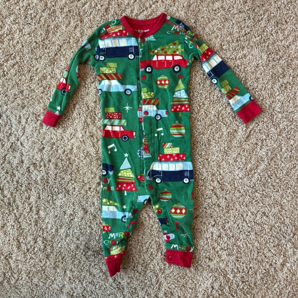 Little Blue House Baby Christmas Pajamas